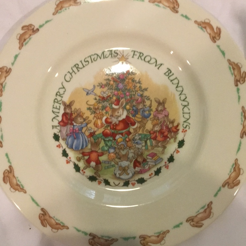 Royal Doulton bunny kins plate